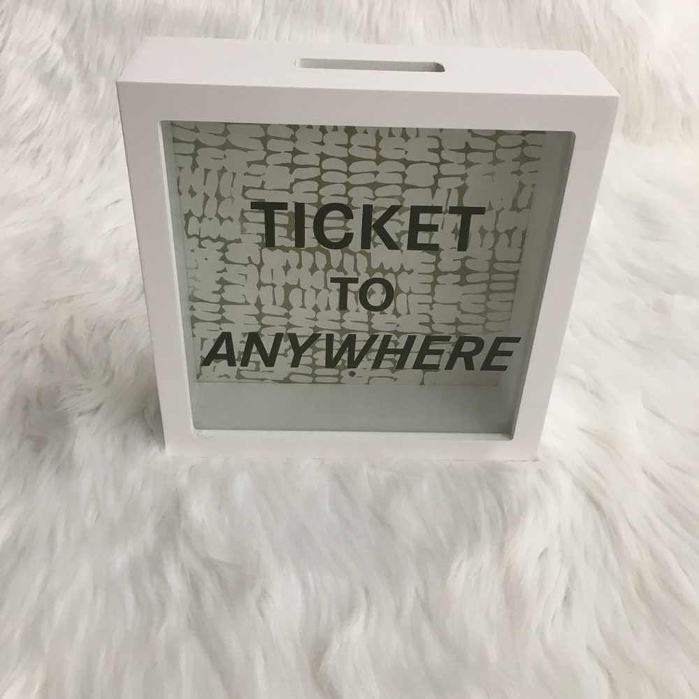 Ticket To Anywhere Money Bank